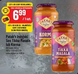 Patak's Indyjski Sos Tikka Masala lub Korma