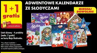 Biedronka Kalendarz adwentowy ze słodyczami oferta