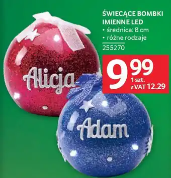Selgros ŚWIECĄCE BOMBKI IMIENNE LED oferta