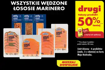 Biedronka Wędzone łososie Marinero oferta