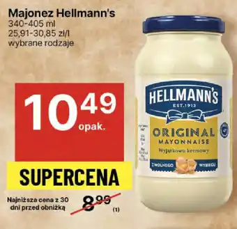 Delikatesy Centrum Majonez Hellmann's oferta