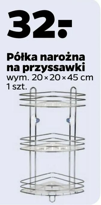 Netto Półka narożna na przyssawki oferta
