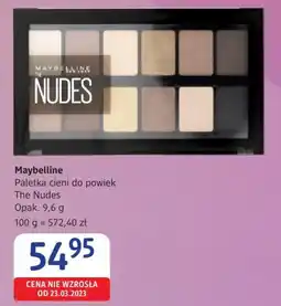 Maybelline Paletka cieni do powiek The Nudes