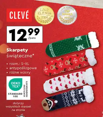 Biedronka Skarpetki damskie ocieplane Cleve oferta
