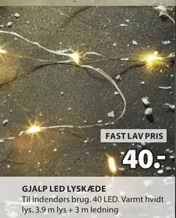 JYSK GJALP LED LYSKÆDE oferta