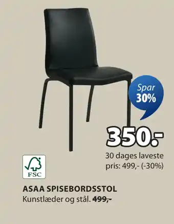 JYSK ASAA SPISEBORDSSTOL oferta