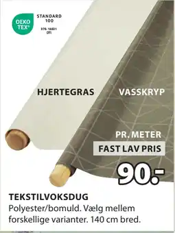 JYSK TEKSTILVOKSDUG oferta