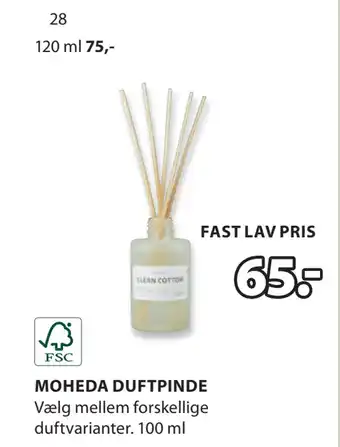 JYSK MOHEDA DUFTPINDE oferta