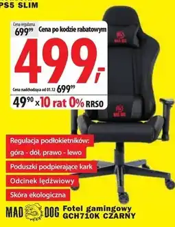 Media Expert Fotel gamingowy Mad Dog oferta
