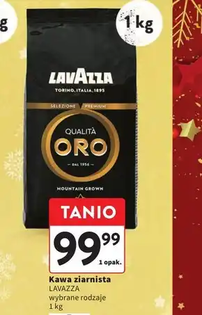 Intermarche Lavazza Qualità Oro Mountain Grown Palone ziarna kawy 1000 g oferta