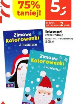 Zimowe kolorowanki