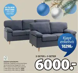 JYSK GEDVED SOFAGRUPPE oferta