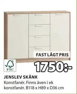 JYSK JENSLEV SKÄNK oferta