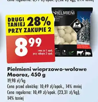 Biedronka Pielmieni wołowo-wieprzowe Mooroz oferta