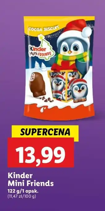 Lidl Ciastka mini friends Kinder oferta