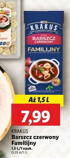 Lidl Barszcz czerwony Krakus Maspex oferta