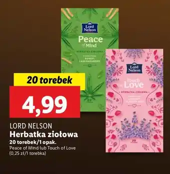 Lidl Herbata touch of love Lord Nelson oferta