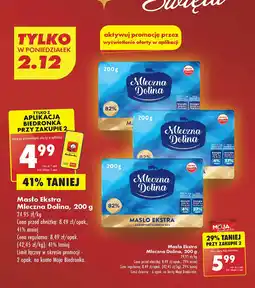 Biedronka Masło ekstra Mleczna dolina oferta