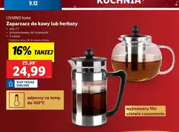 Lidl Zaparzacz do kawy lub herbaty 1 l Livarno Home oferta