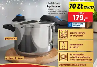 Lidl Szybkowar 6 l Livarno Home oferta