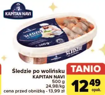 Carrefour Śledzie po wolińsku Kapitan Navi oferta