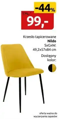 Black Red White Krzesło tapicerowane Nildo oferta