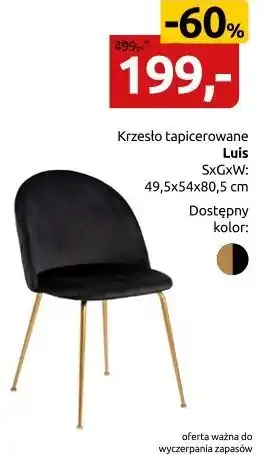 Black Red White Krzesło tapicerowane Luis oferta