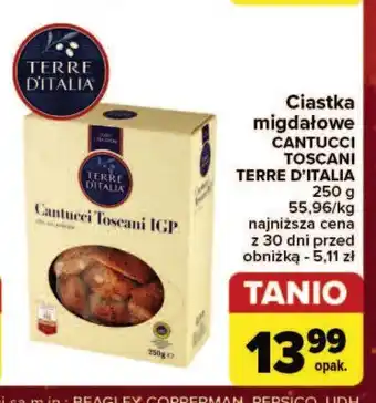 Carrefour Ciasteczka migdałowe Terre d`italia oferta