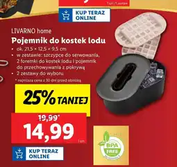 Lidl Tacka do kostek lodu Livarno oferta