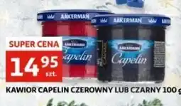 Auchan Kawior capelin czarny Aakerman oferta