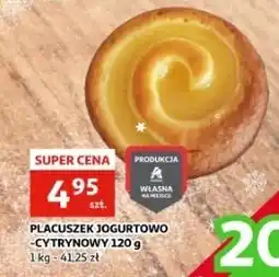 Auchan Placuszek jogurtowy cytrynowy Auchan oferta