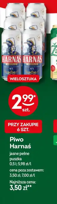 Żabka Piwo Harnaś oferta