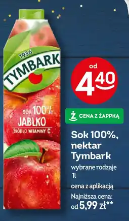 Sok 100%, nektar Tymbark