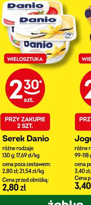 Żabka Serek Danio oferta