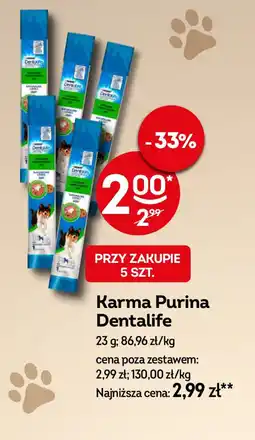 Żabka Karma Purina Dentalife oferta