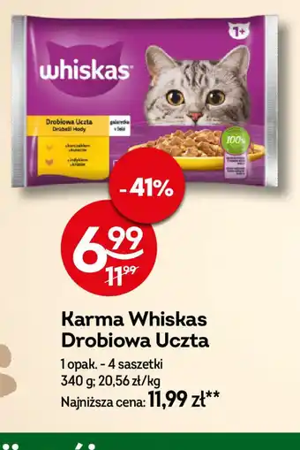 Żabka Karma Whiskas Drobiowa Uczta oferta