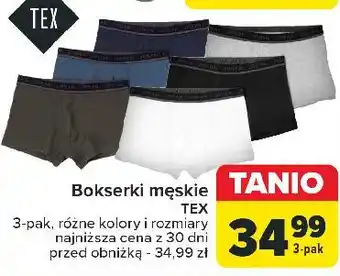 Carrefour Bokserki męskie Tex oferta