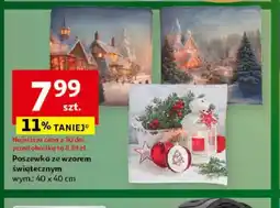 Auchan Poszewka ze wzorem świątecznym oferta