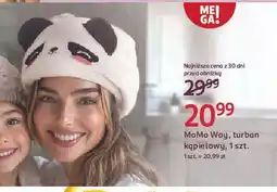 Rossmann Turban do osuszania włosów panda Momo Way oferta