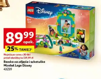 Auchan Ramka na zdjęcia i szkatułka Mirabel Lego Disney oferta