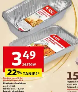 Auchan Keksówka aluminiowa AEC oferta