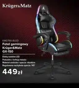 Rebel Electro Fotel gamingowy Krüger&Matz GX-150 oferta