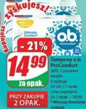 Biedronka Tampony super 1 OPAK 32 SZT oferta