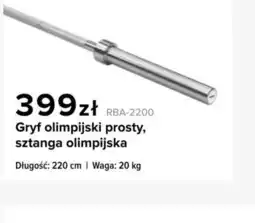 Rebel Electro Gryf olimpijski prosty oferta