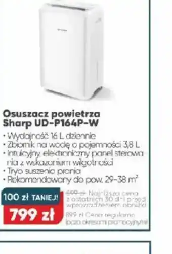 Max Elektro Oczyszczacz powietrza Sharp UD-PI64P-W oferta