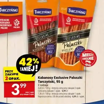 Twój Market Kabanosy Exclusive Paluszki Tarczyński oferta