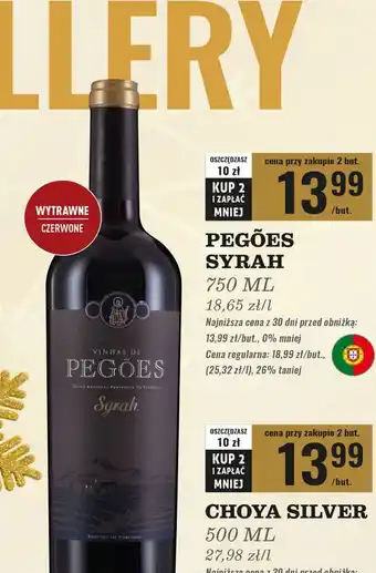 Biedronka Wino Pegoes Syrah oferta