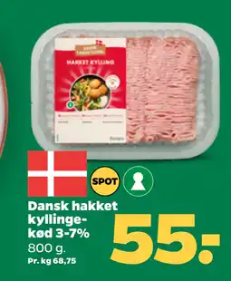 Netto Dansk hakket kyllingekød 3-7% oferta