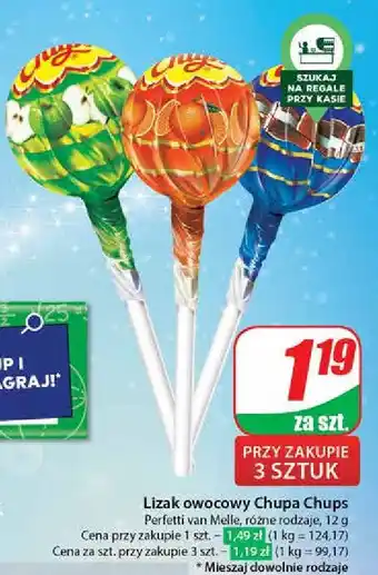 Dino Lizak orange Chupa Chups Fruit oferta