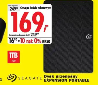 Media Expert Dysk hdd Seagate oferta